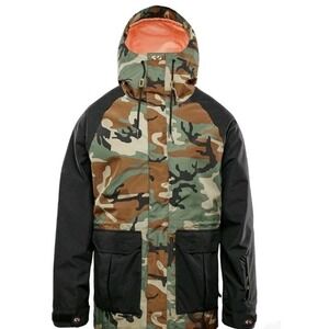 Thirty Two Ava Jacket Women's Snow Boarding Camo sz Small Waterproof NWT